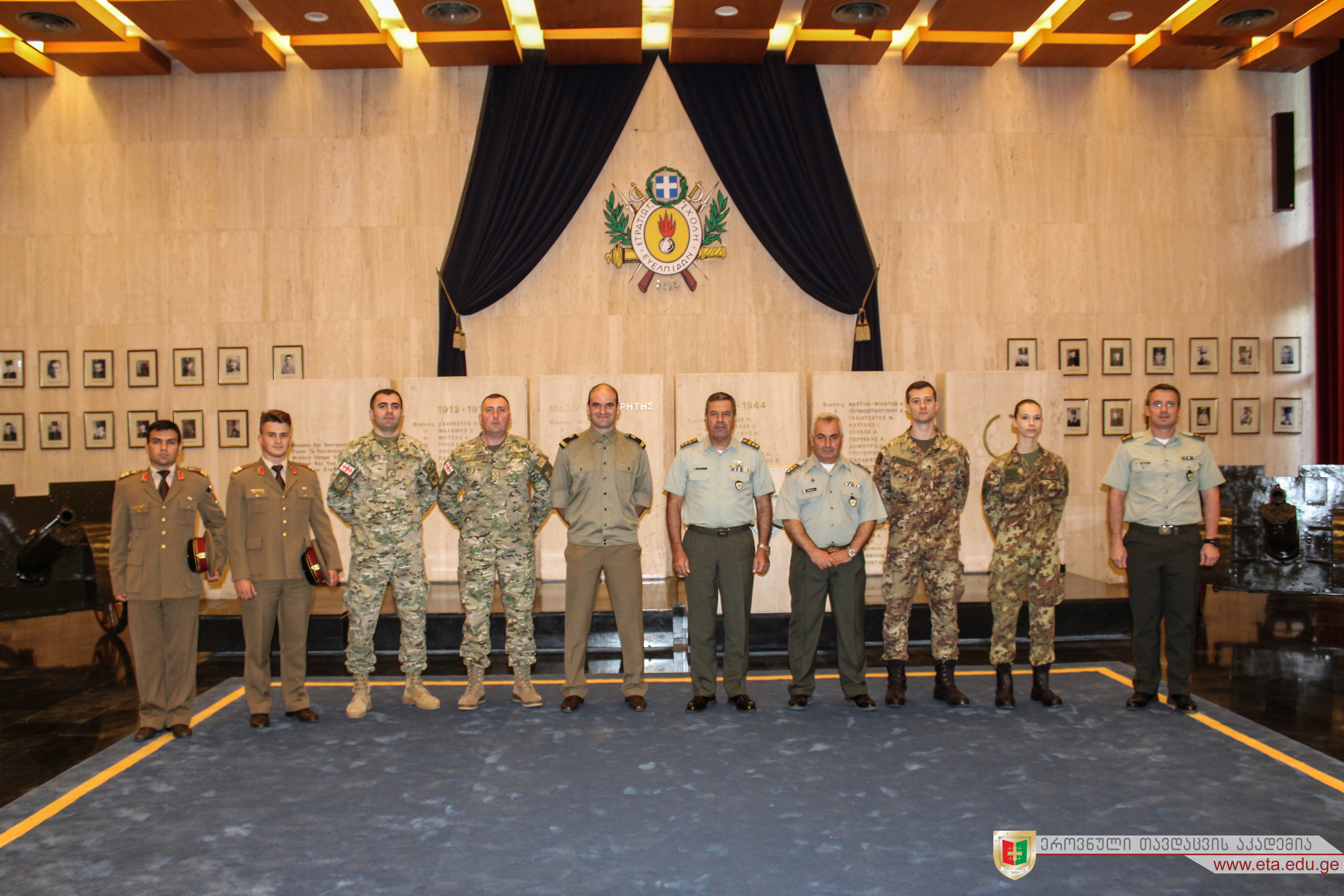 NDA Representatives at Hellenic Army Academy